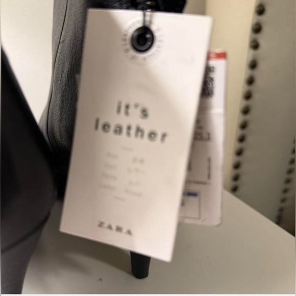 Zara Black Studded Ankle Booties - Picture 8 of 8